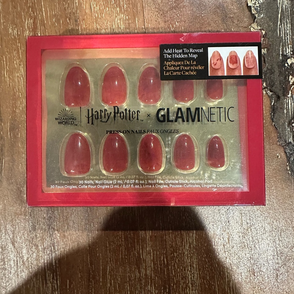 Glamnetic x Harry Potter Press-On Nails - Enchanted Red